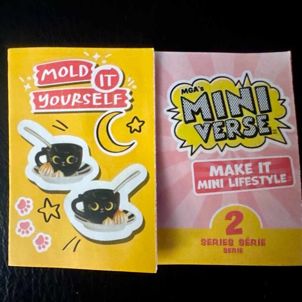 Black Kitty Tea Cups Miniverse make it mini lifestyle series 2